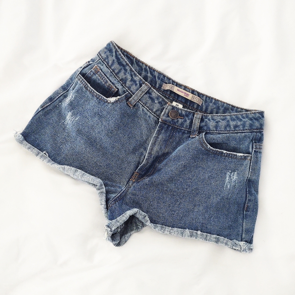 VINTAGE jean cutoff shorts
